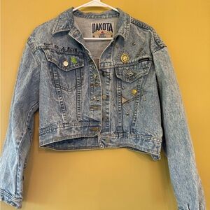 Dakota Blue Jean Jacket with Embellishments